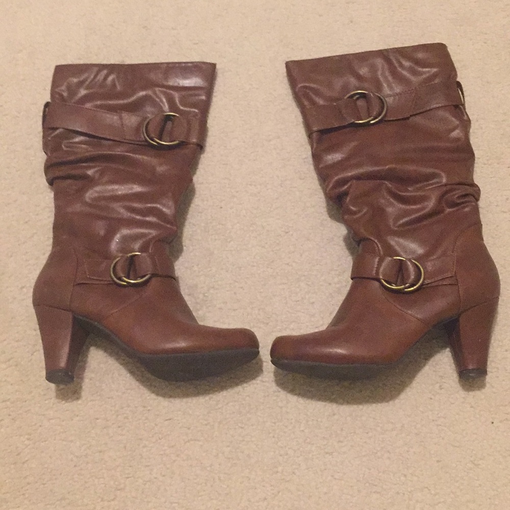 Mid-calf Madden Girl brown boots